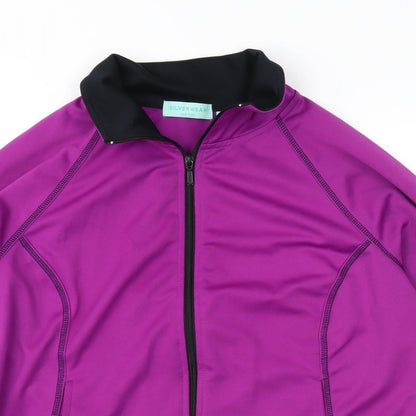 Preloved SILVERWEAR Womens Purple   Jacket  Size L - Detail