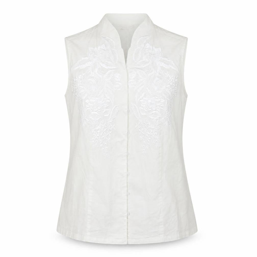 lex.i.con Womens White   Tunic Button-Up Size M