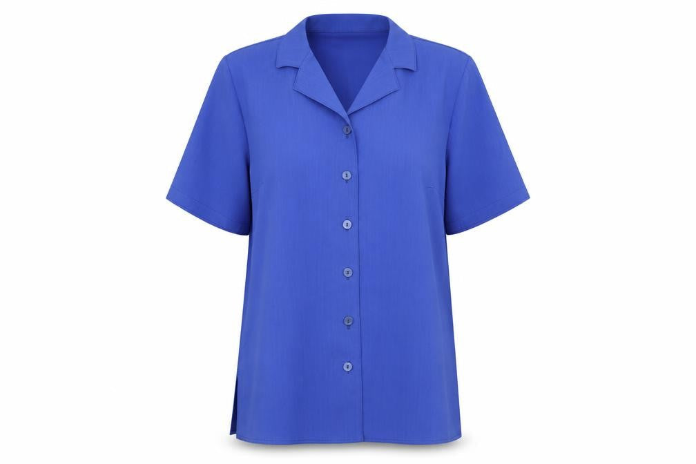 Fisser Womens Blue   Basic Blouse Size 12