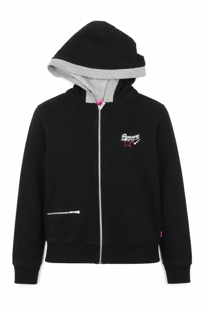pinapple Womens Black   Full Zip Jumper Size 12