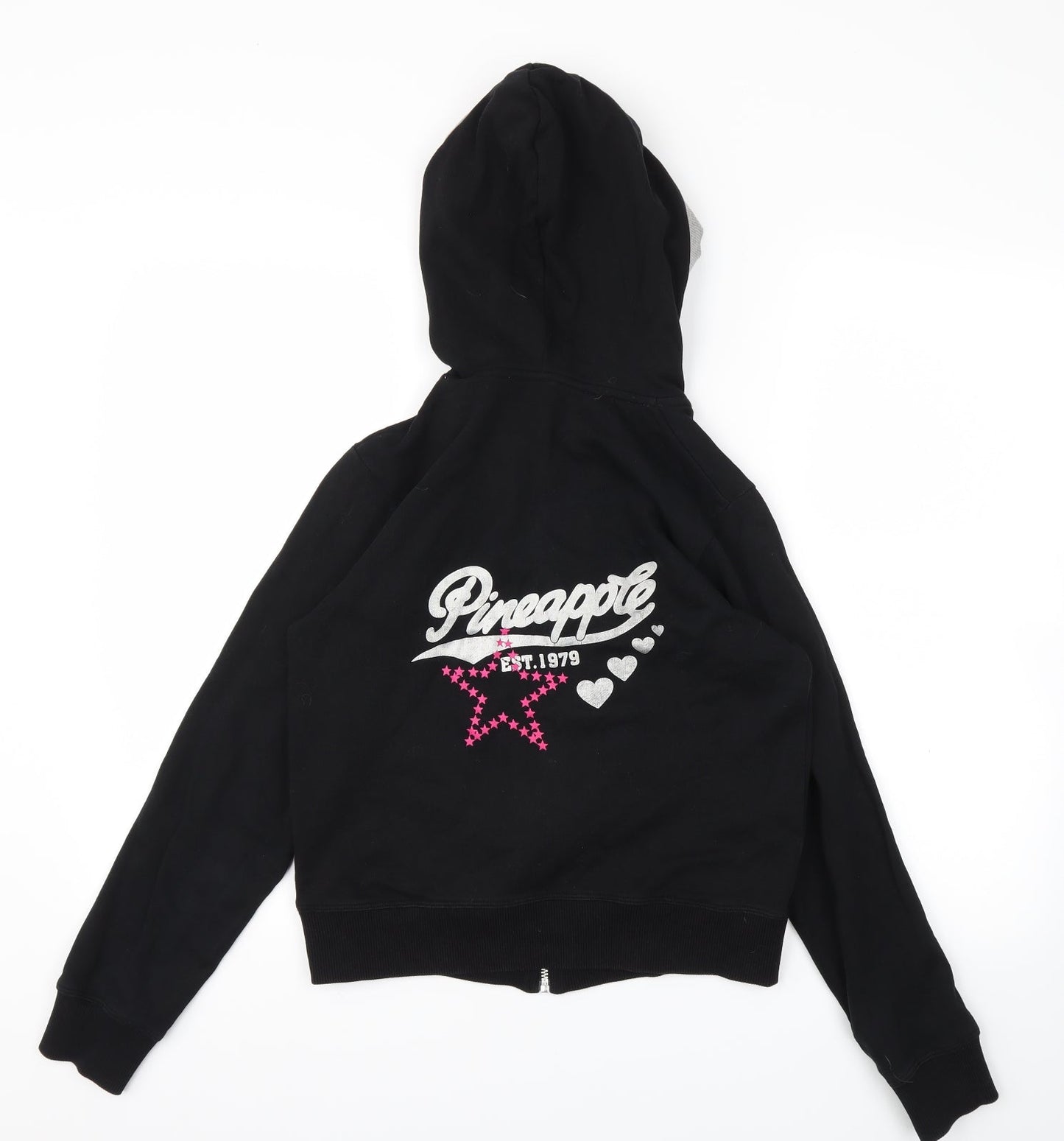 pinapple Womens Black   Full Zip Jumper Size 12