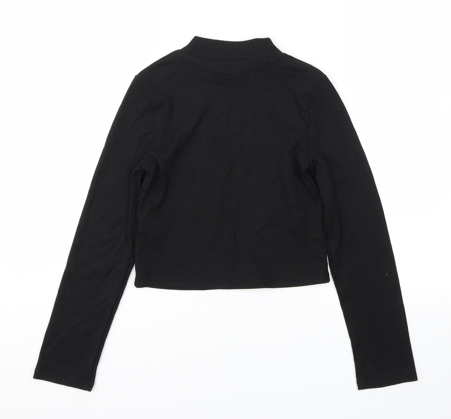 Primark Girls Black   Basic T-Shirt Size 10-11 Years