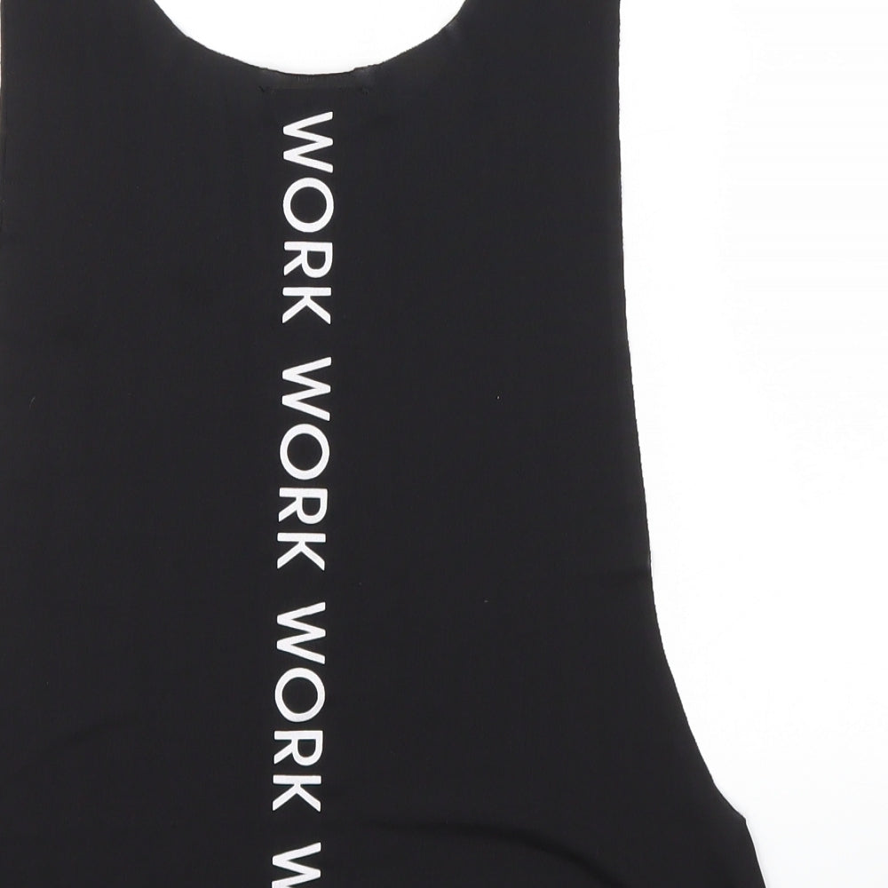 SHEIN  Womens Black   Basic Tank Size S