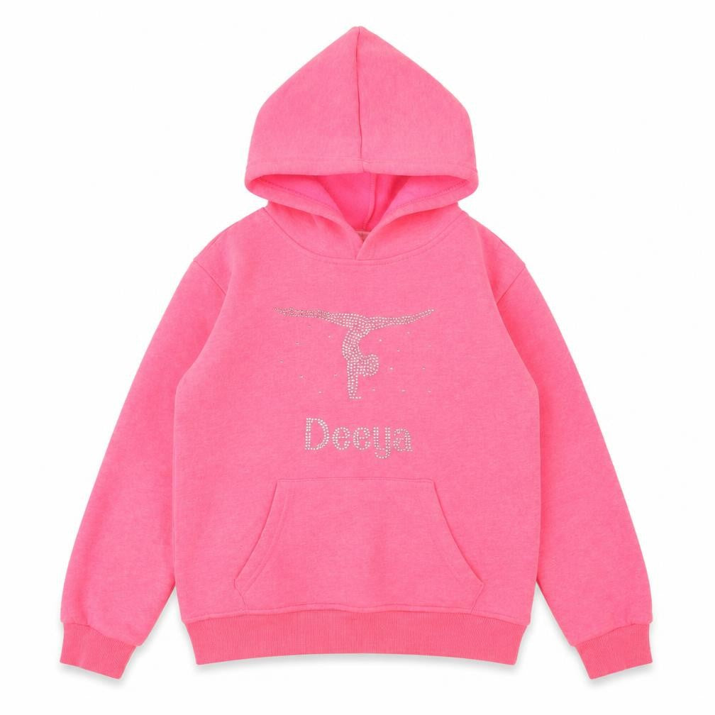 Varsany Girls Pink Houndstooth  Pullover Jumper Size 9-10 Years