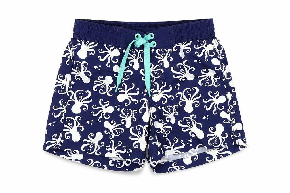 HEMA Boys Blue Colourblock  Bermuda Shorts Size 2 Years
