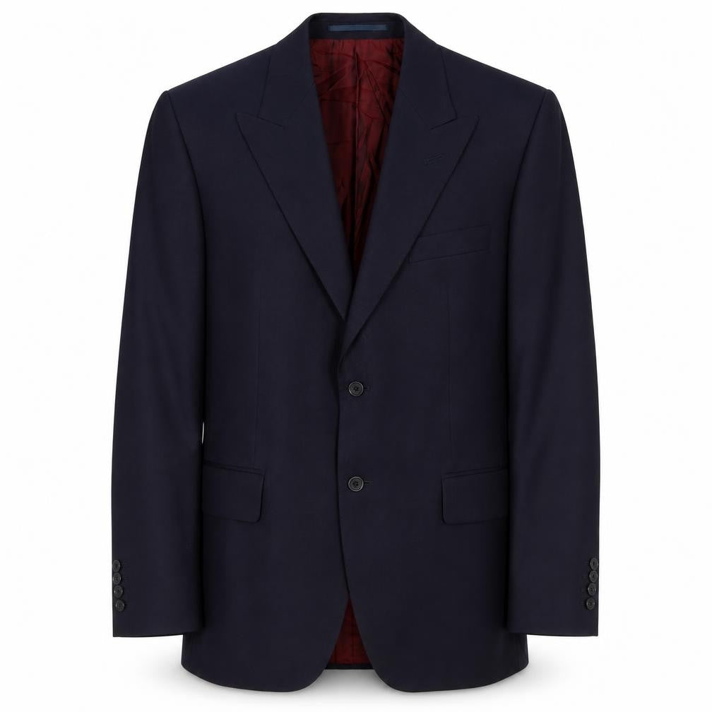 Preworn Mens Blue   Jacket Suit Jacket Size L