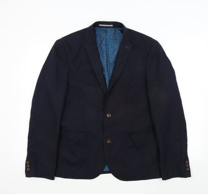 Next Mens Blue   Jacket Suit Jacket Size S