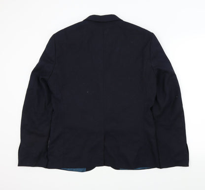 Next Mens Blue   Jacket Suit Jacket Size S