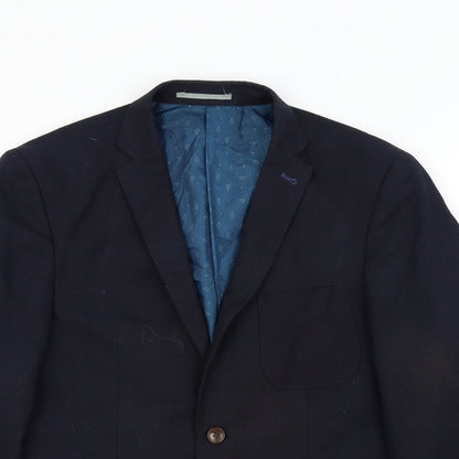 Next Mens Blue   Jacket Suit Jacket Size S