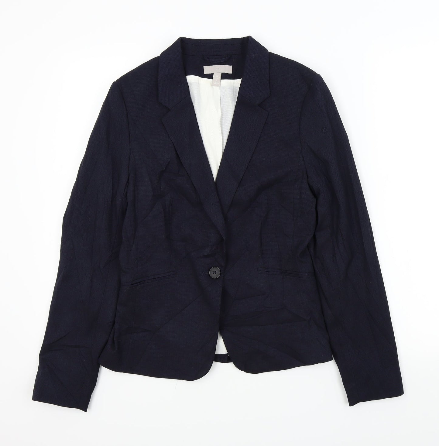 H&M Womens Blue   Gilet Jacket Size 8