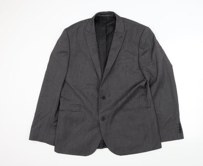 Next Mens Grey   Jacket Suit Jacket Size L