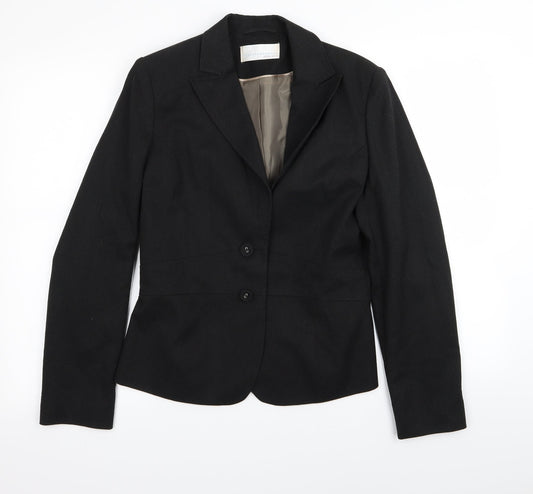 AMARANTO Womens Black   Jacket Blazer Size 10