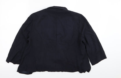 New Look Womens Blue   Jacket Blazer Size 12