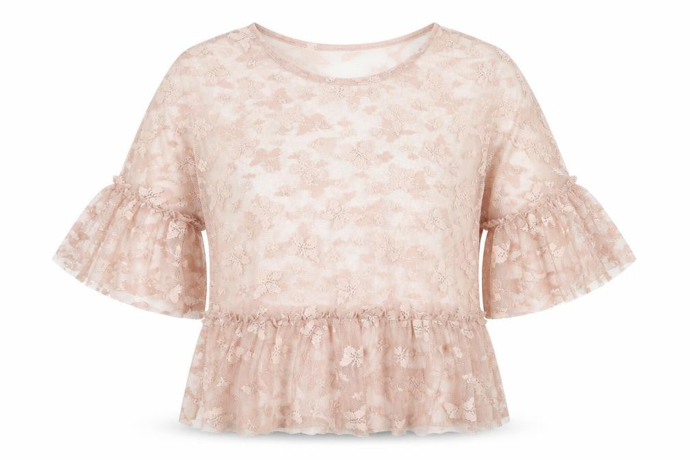 Primark Womens Pink Floral  Basic Blouse Size 8