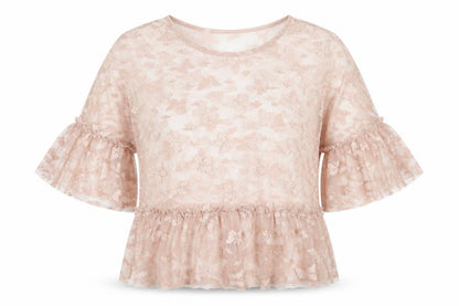 Primark Womens Pink Floral  Basic Blouse Size 8