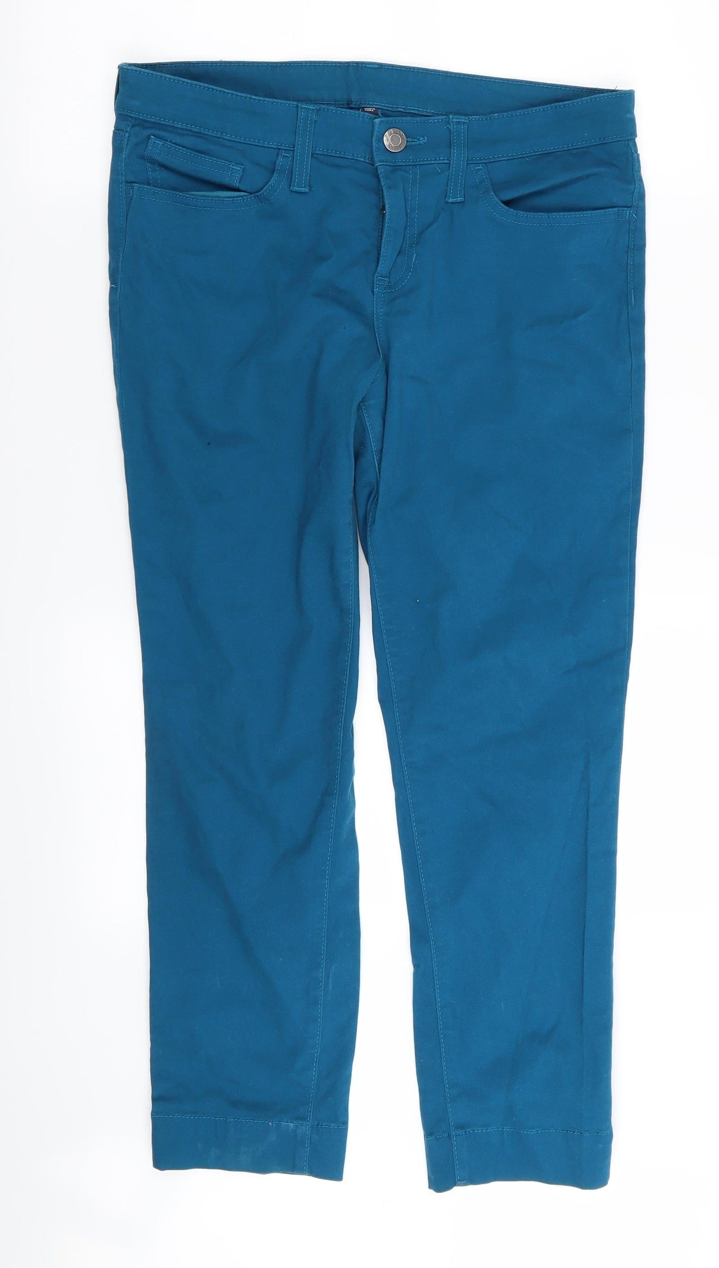 Preworn Womens Blue   Trousers  Size 8 L27 in