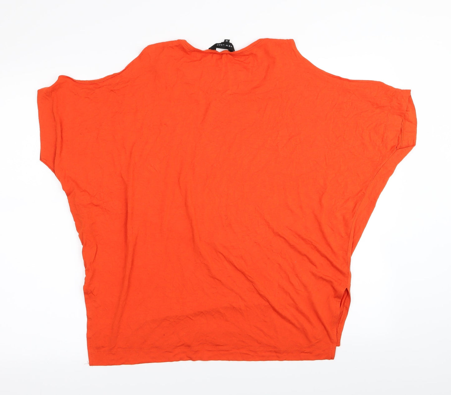 New Look Womens Orange   Basic T-Shirt Size 12
