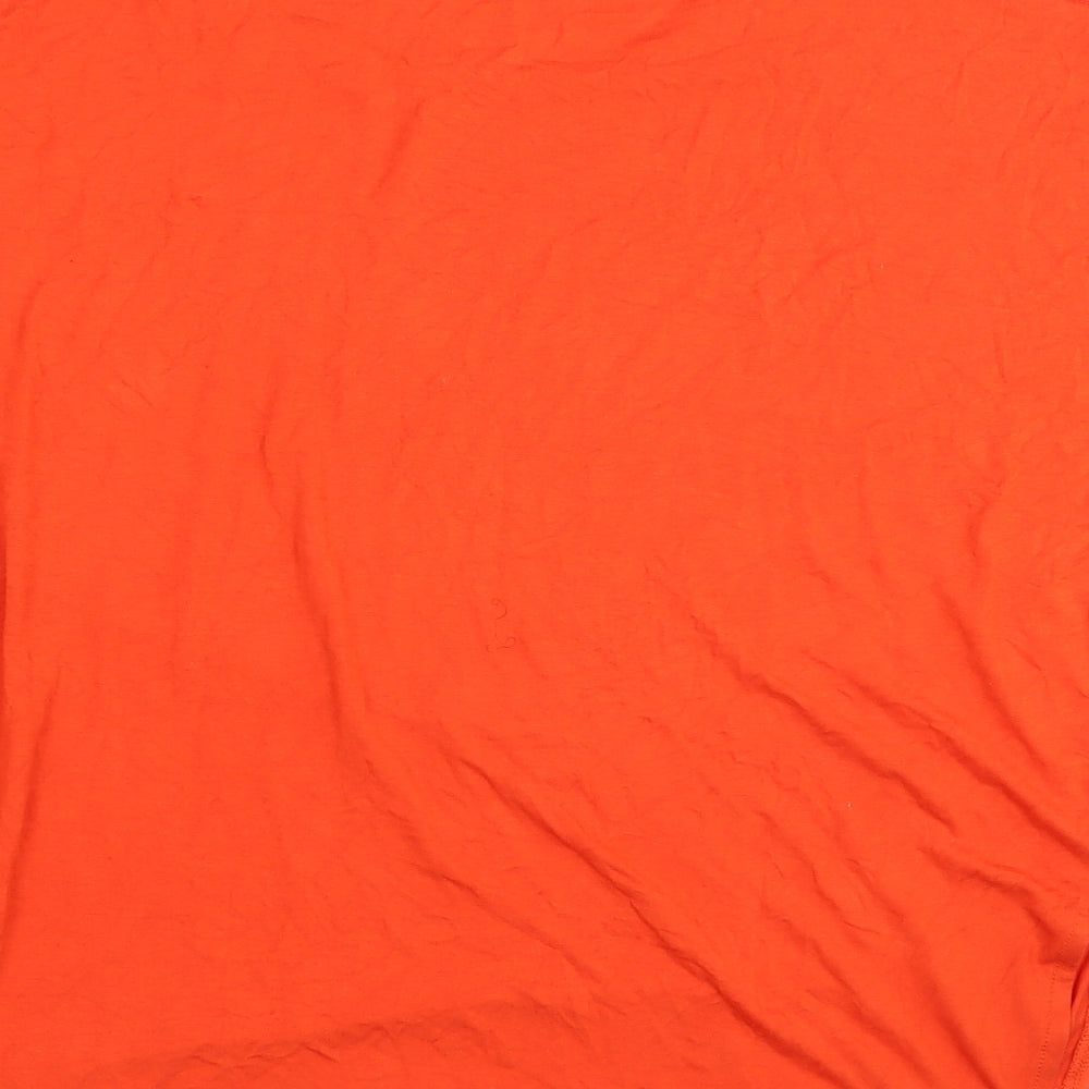 New Look Womens Orange   Basic T-Shirt Size 12