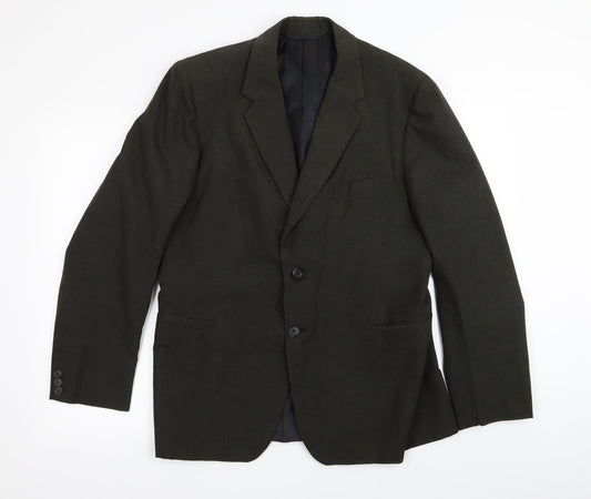 Preworn Mens Green   Jacket Blazer Size 38