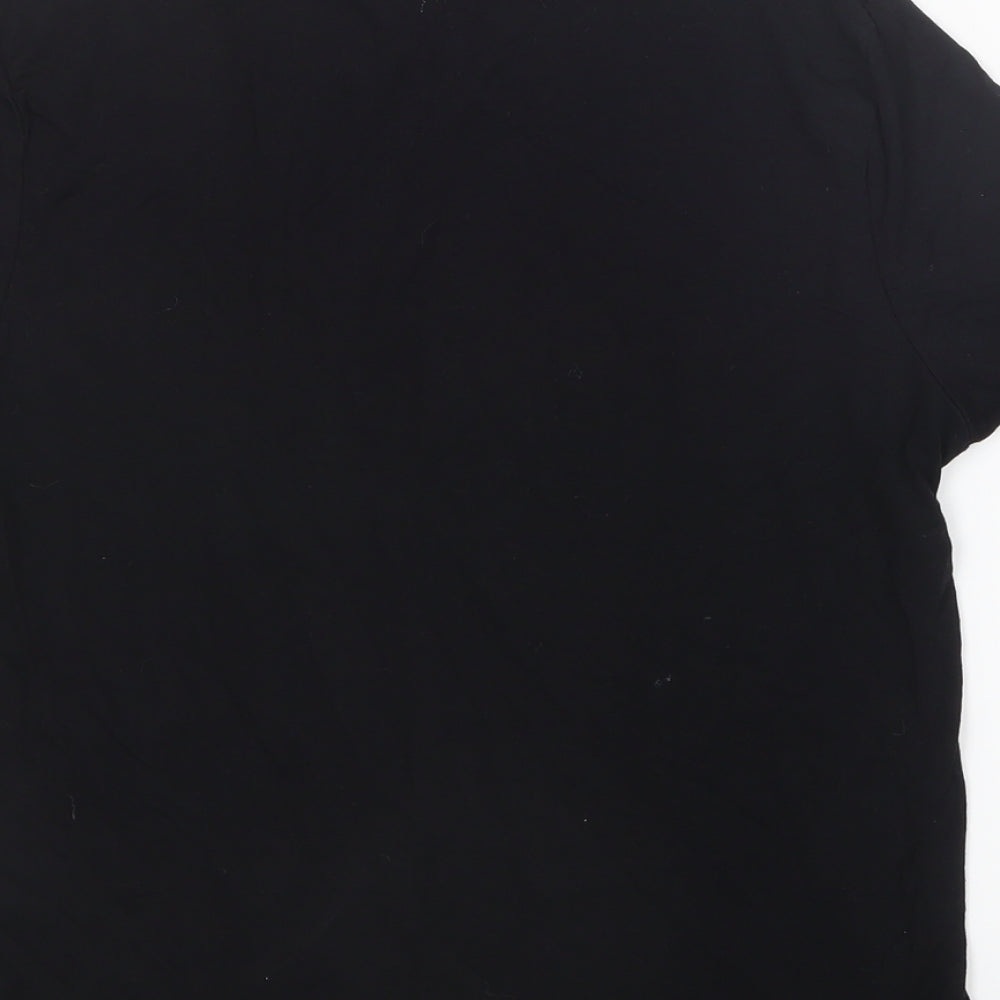 Red Herring Womens Black   Basic T-Shirt Size 12