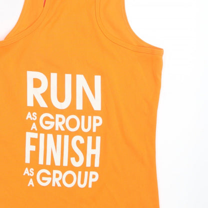 Awdis Womens Orange   Basic Tank Size M  - Neon