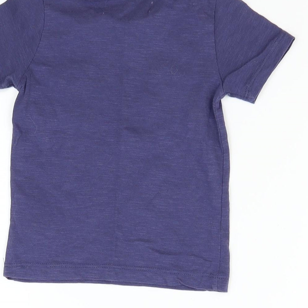 Minoti  Blue   Basic T-Shirt Size 12 Months