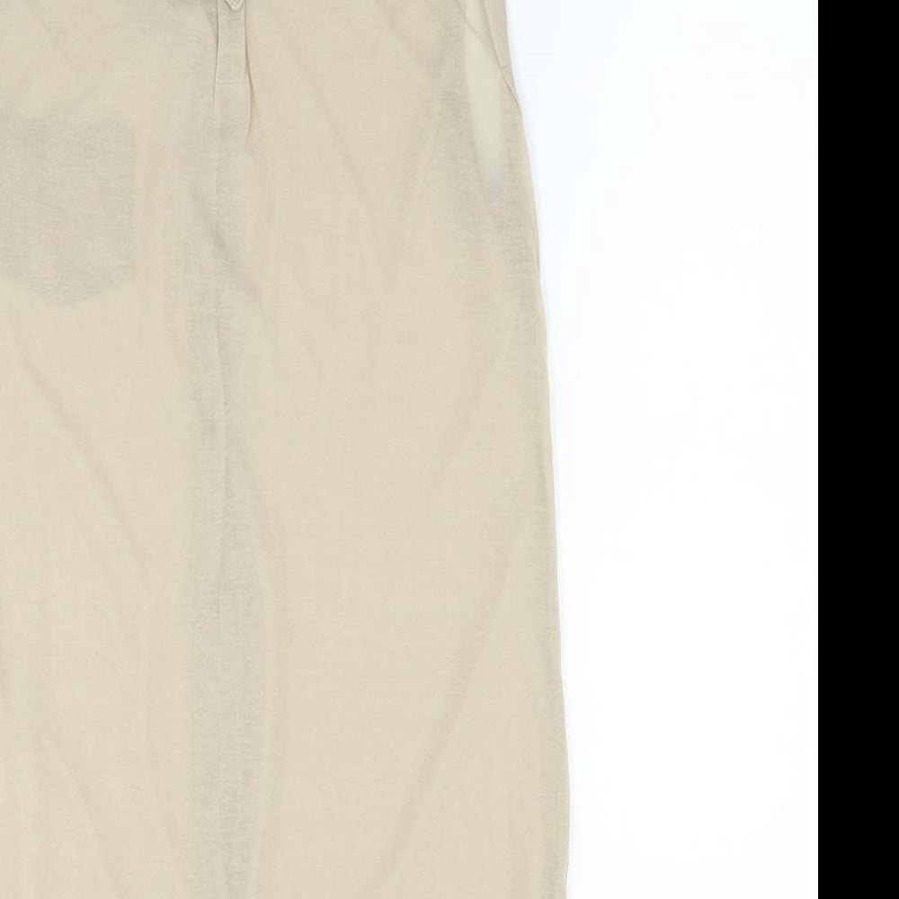 Atmosphere Womens Beige   Basic Button-Up Size 8