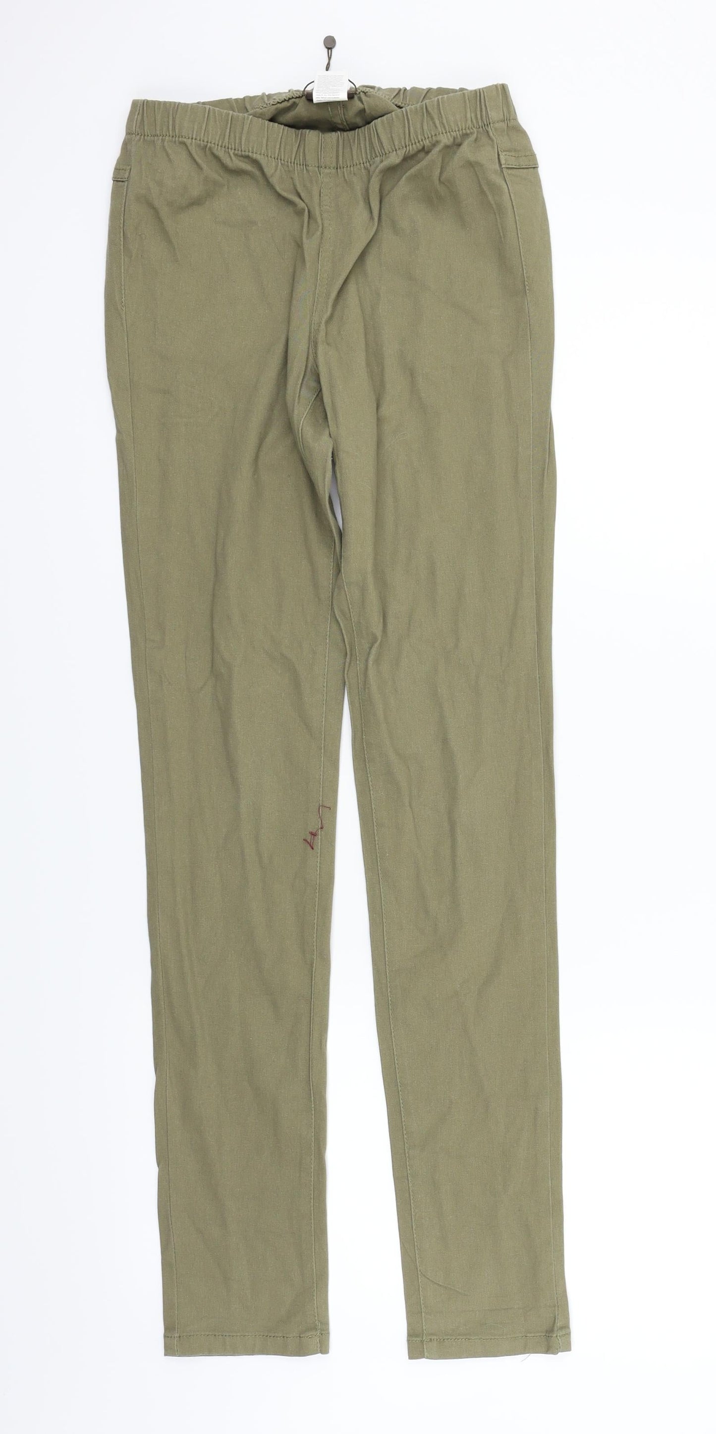 Pieces Womens Beige   Trousers  Size M L30 in