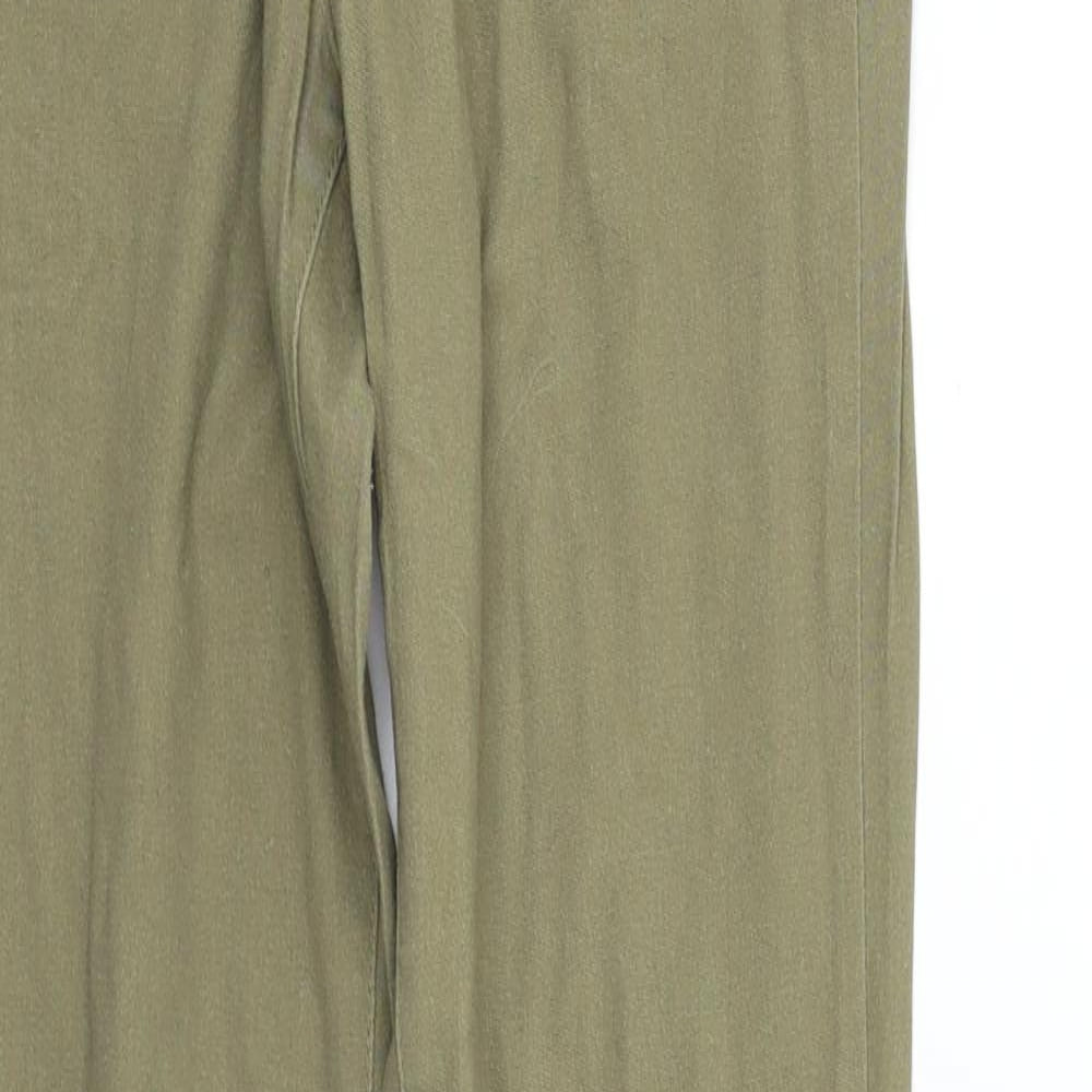 Pieces Womens Beige   Trousers  Size M L30 in