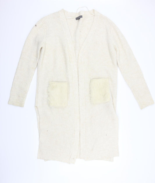 Primark Womens Beige   Cardigan Jumper Size S