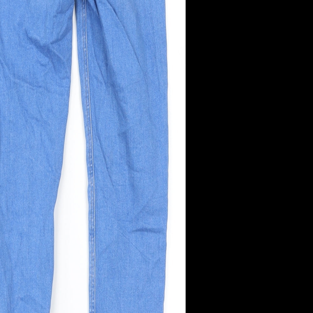 New Look Womens Blue  Denim Skinny Jeans Size 6 L27 in