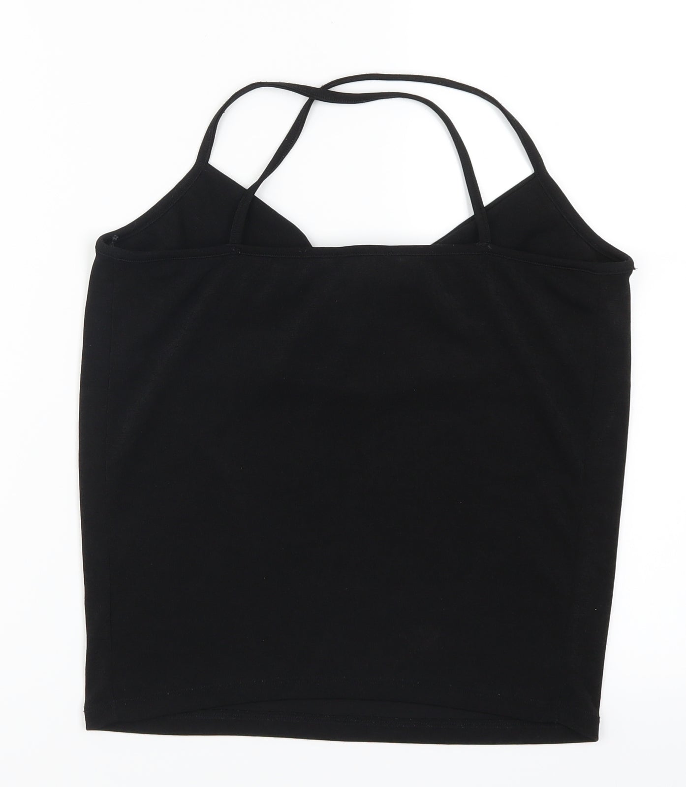 New Look Womens Black   Basic Tank Size 8