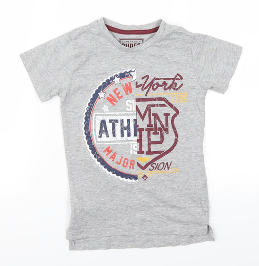 Matalan Boys Grey   Basic T-Shirt Size 6 Years  - New York