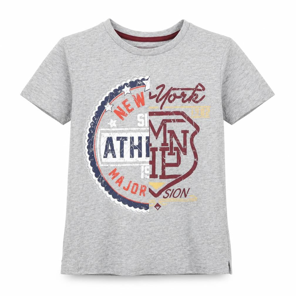 Matalan Boys Grey   Basic T-Shirt Size 6 Years  - New York