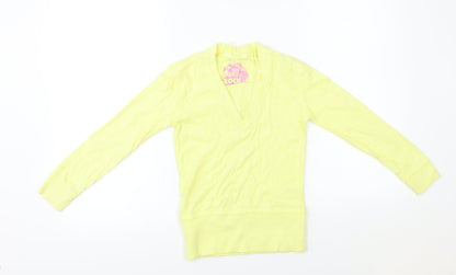 George Girls Yellow   Pullover Jumper Size 6-7 Years