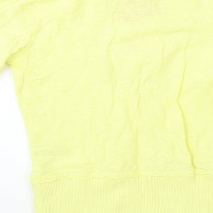 George Girls Yellow   Pullover Jumper Size 6-7 Years
