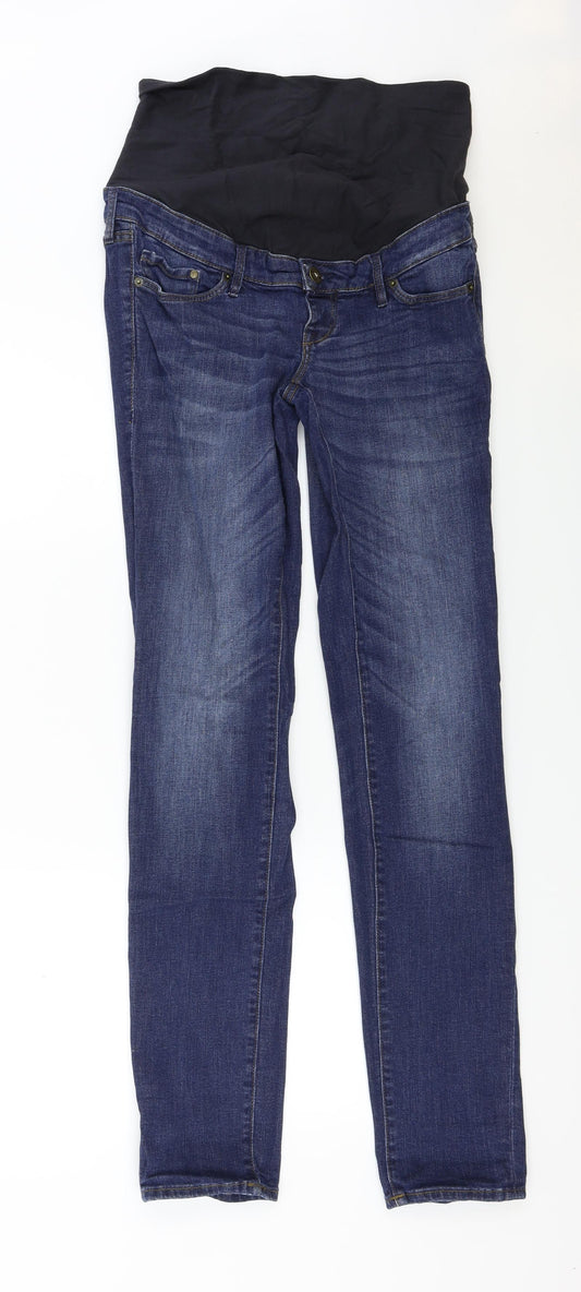 mama Womens Blue   Skinny Jeans Size 8 L31 in