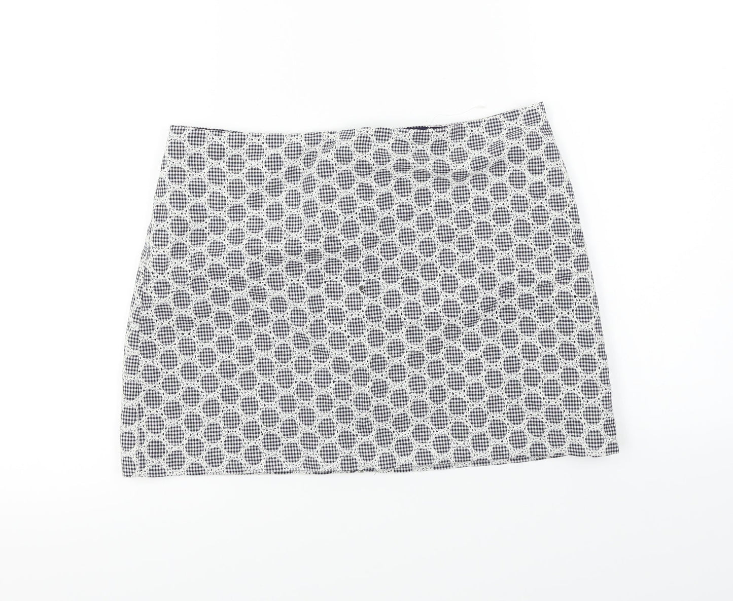 Topshop  Womens White   A-Line Skirt Size 10