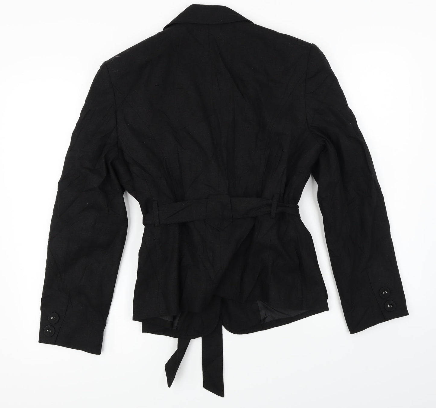 M&Co Womens Black   Jacket Coat Size 14