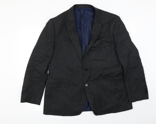 John Lewis  Mens Black   Jacket Blazer Size 42