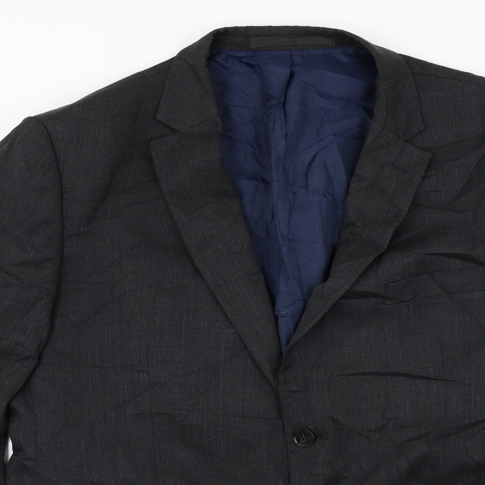 John Lewis  Mens Black   Jacket Blazer Size 42