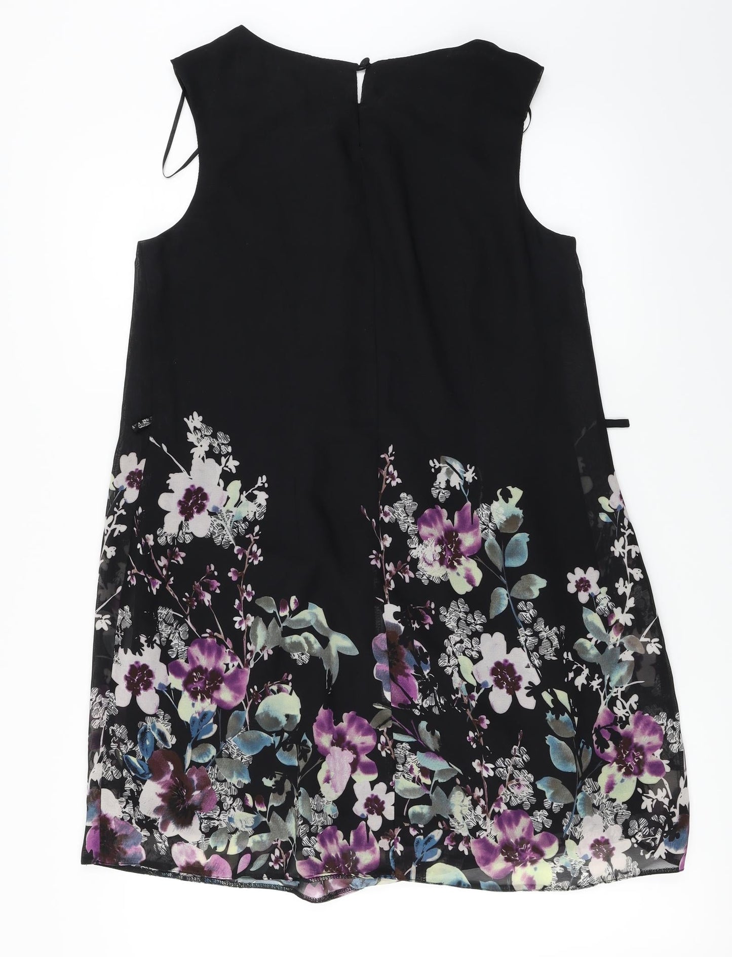 Atmosphere  Womens Black Floral  Basic Blouse Size 14