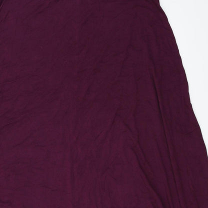 Preloved boohoo  Womens Purple   Basic Blouse Size 10 - Label