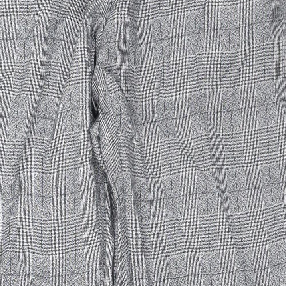 River Island  Womens Grey Check  Trousers  Size 32 in L26 in
