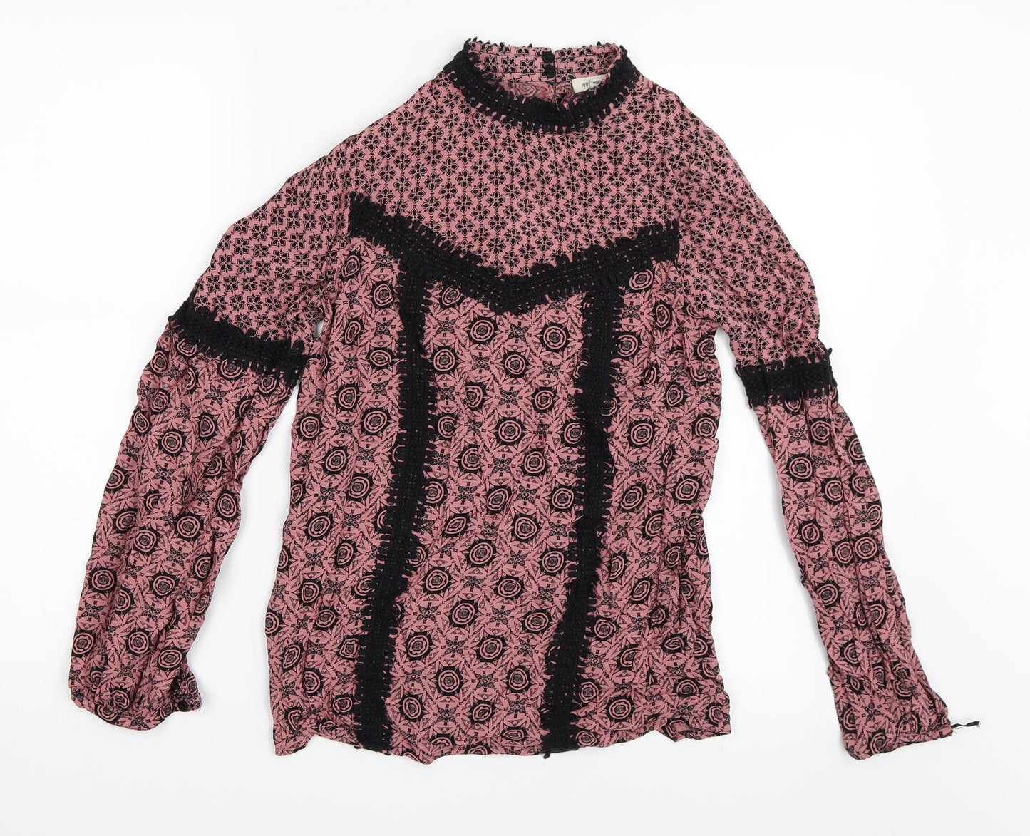 River Island Womens Pink   Basic Blouse Size 6