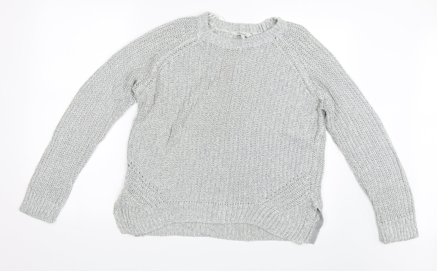 Peacocks Womens Grey   Pullover Jumper Size M