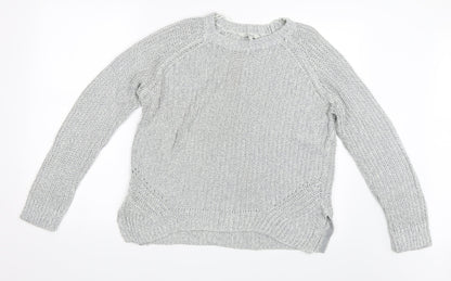 Peacocks Womens Grey   Pullover Jumper Size M