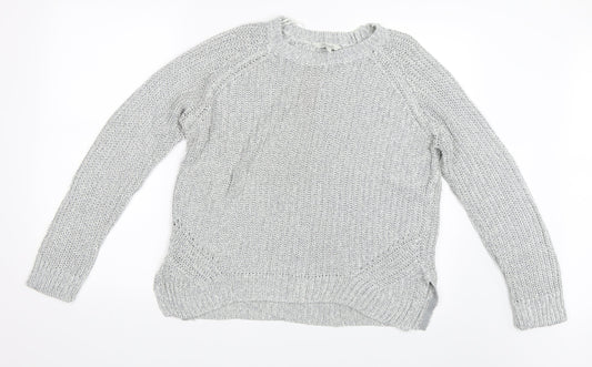 Peacocks Womens Grey   Pullover Jumper Size M