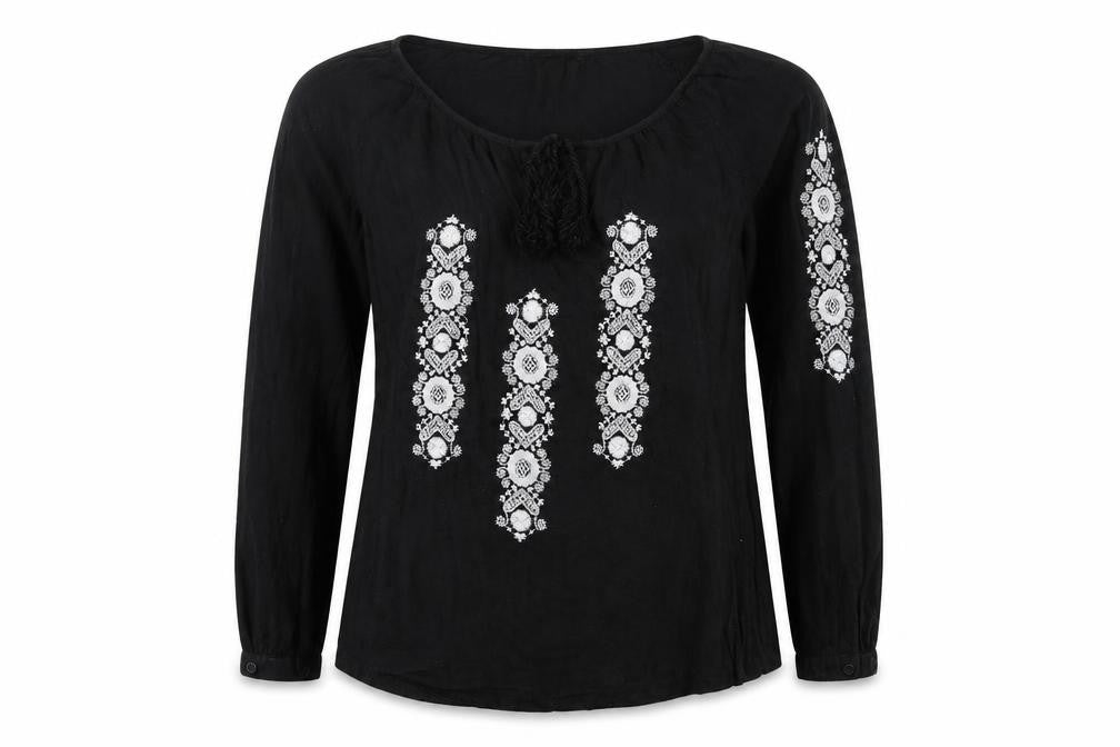 Atmosphere Womens Black   Basic T-Shirt Size 10