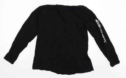 Atmosphere Womens Black   Basic T-Shirt Size 10